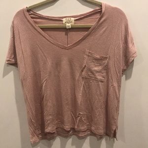 Urban outfitters striped soft oversized T